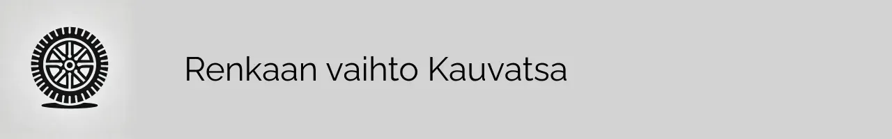 Renkaan vaihto Kauvatsa